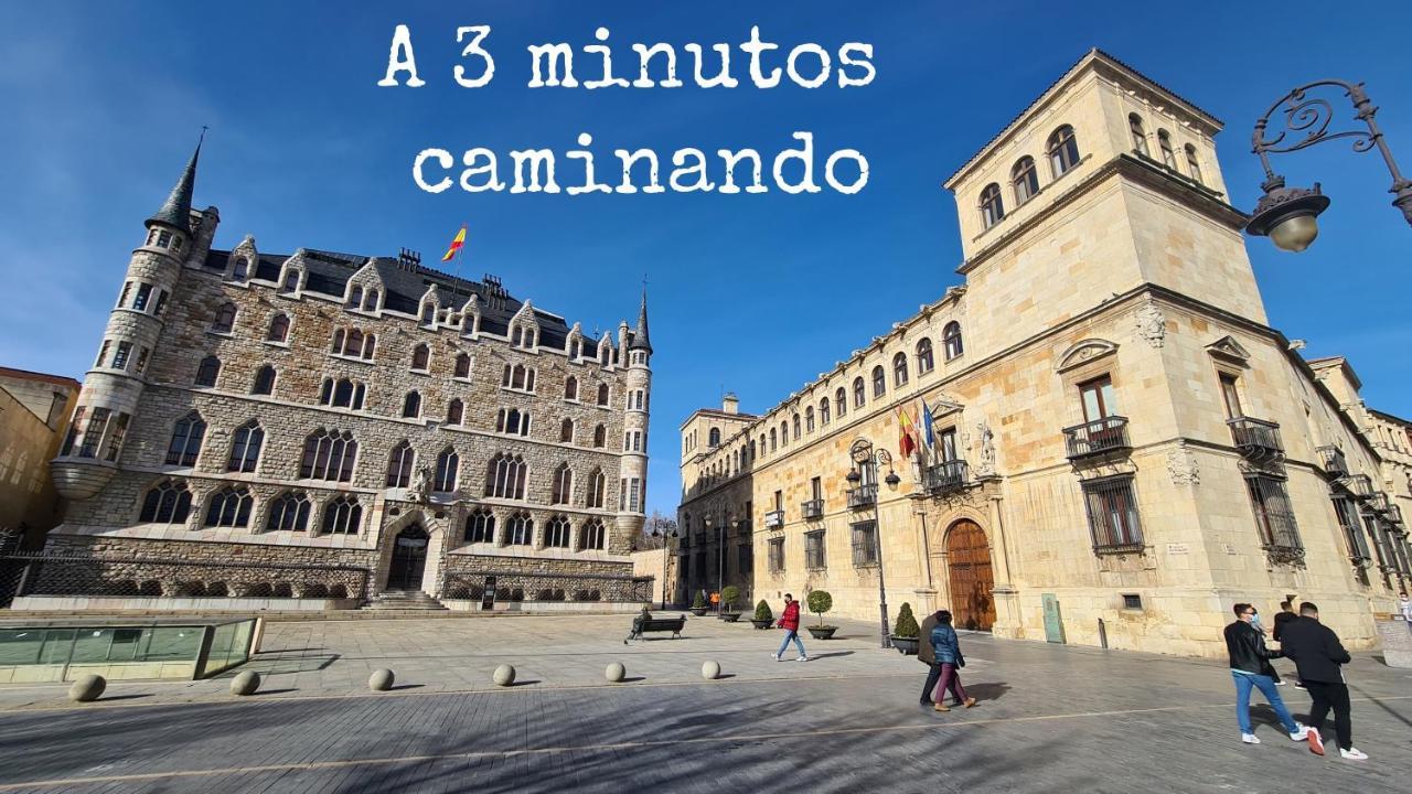 Www Sanmartinplaza Es En El Corazon Del Casco Historico Apartment Leon Ngoại thất bức ảnh