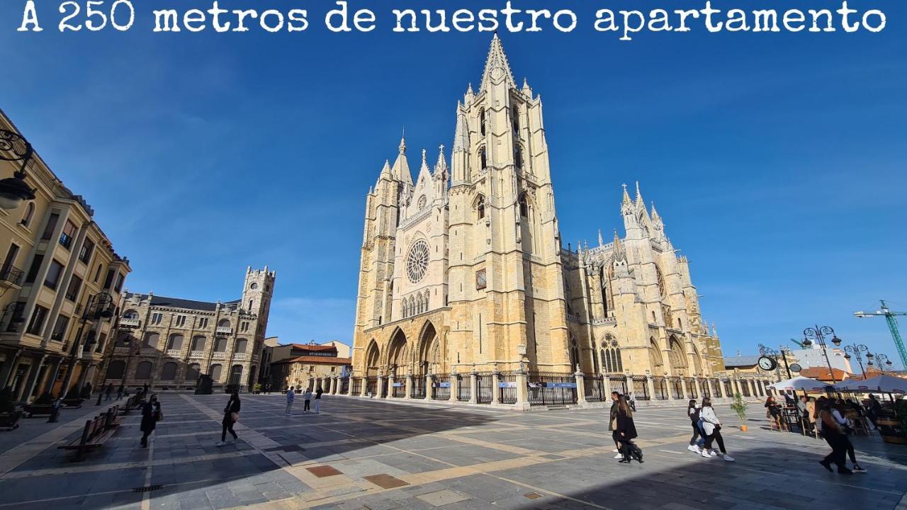 Www Sanmartinplaza Es En El Corazon Del Casco Historico Apartment Leon Ngoại thất bức ảnh